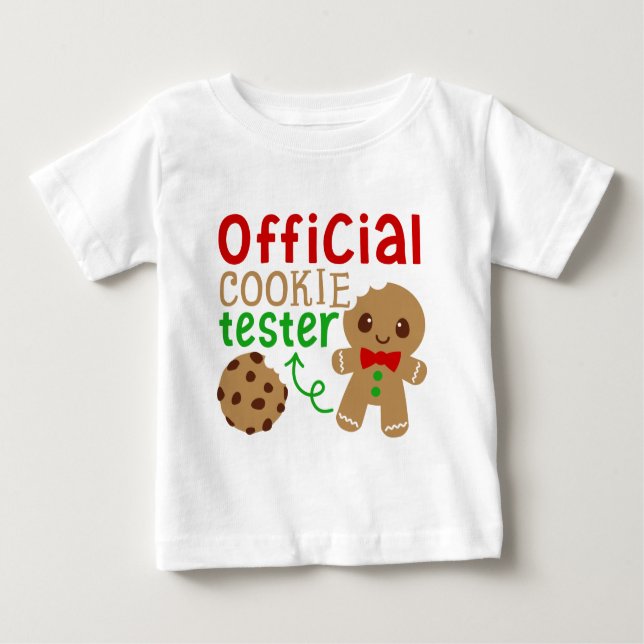 Camiseta unisex de la galleta del bebé oficial del (Anverso)