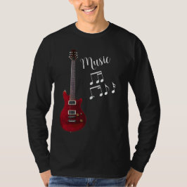 Camiseta Unisex de larga duración con música de gu