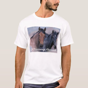 Camiseta unisex de los caballos salvajes