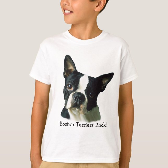 Camiseta unisex de los niños de Boston Terrier (Anverso)