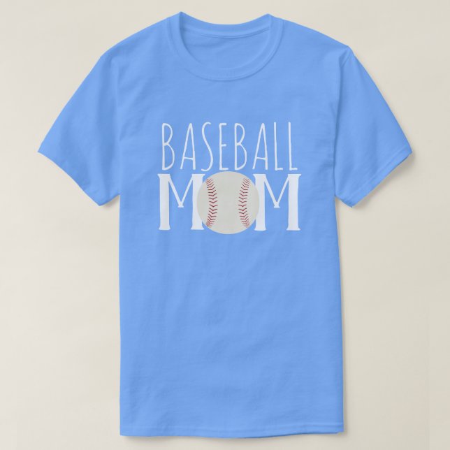 Camiseta Unisex de manga corta de mamá de béisbol (Diseño del anverso)