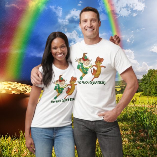 Camiseta Unisex de pareja impar de San Patricio (St Patrick's Day Odd Couple Unisex T-Shirt)