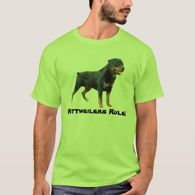 Camiseta unisex de Rottweiler (Anverso)