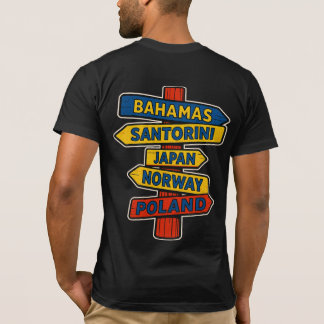 Camiseta Unisex de Señal de Viaje