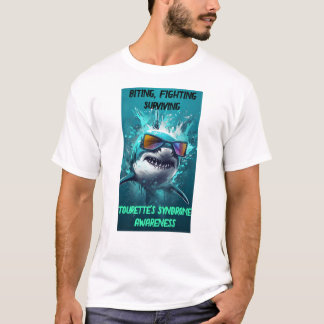 Camiseta Unisex de Tourette mordaz, luchando contr