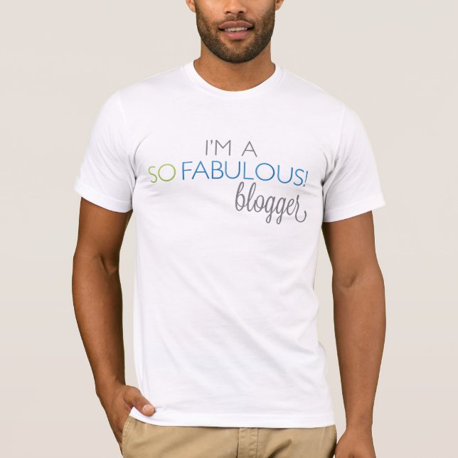 Camiseta UNISEX del Blogger de SoFabulous (Anverso)