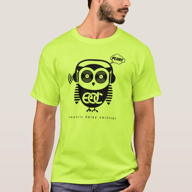 Camiseta unisex del búho del EDC (Anverso)