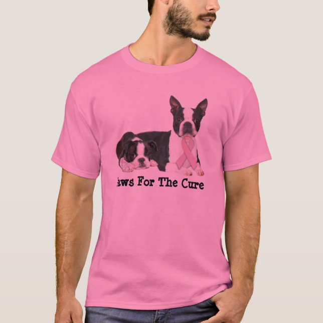 Camiseta unisex del cáncer de pecho de Boston (Anverso)