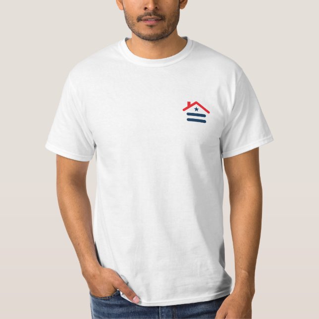 Camiseta unisex del voltaje residual Austin - (Anverso)