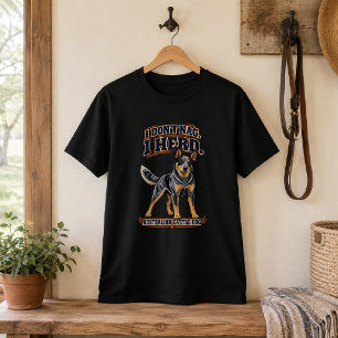Camiseta unisex divertida de perro de ganado austr