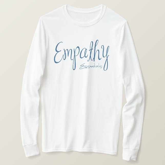 Camiseta Unisex Empathy Essentials (azul) (Anverso del diseño)