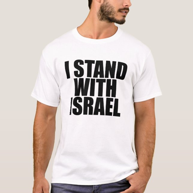 Camiseta UNISEX, estoy con Israel (Anverso)