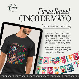 Camiseta Unisex Fiesta Squad Cinco de Mayo