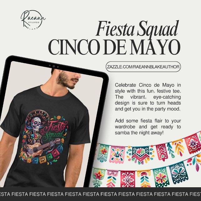 Camiseta Unisex Fiesta Squad Cinco de Mayo (Subido por el creador)