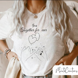 Camiseta Unisex  for couples to celebrate Valentine´s day.