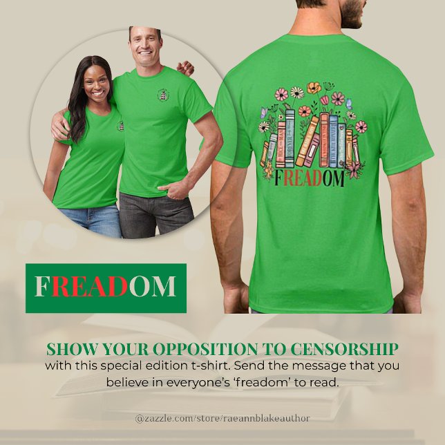 Camiseta Unisex FREADOM "Libertad para Leer" (Subido por el creador)