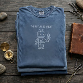 Camiseta Unisex Futuro Robot Cita Tech