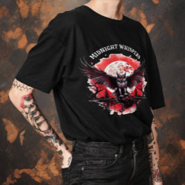 Camiseta Unisex Halloween "Descanso de medianoche" gótico