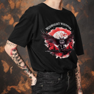 Camiseta Unisex Halloween "Descanso de medianoche" gótico