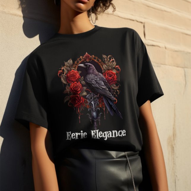 Camiseta Unisex Halloween "Erie Elegance" Gótico (Subido por el creador)