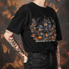 Camiseta Unisex Halloween "Sombras De La Noche" Gótico