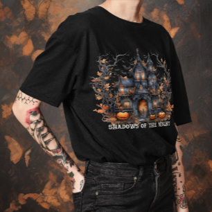 Camiseta Unisex Halloween "Sombras De La Noche" Gótico