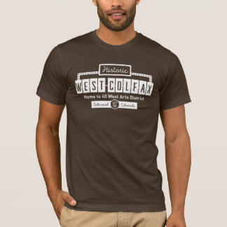 Camiseta Unisex Historic West Colfax Brown T-Shirt