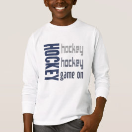 Camiseta Unisex Hockey Game On Kids Tee
