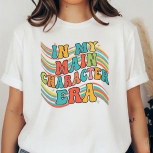 Camiseta Unisex In My Main Character Era White T-Shirt