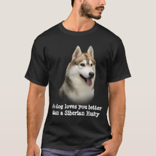 Camiseta unisex magnífica del husky siberiano