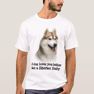 Camiseta unisex magnífica del husky siberiano