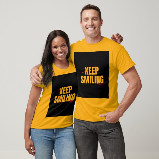 Camiseta Unisex Mantén la Sonrisa (Unisexo)