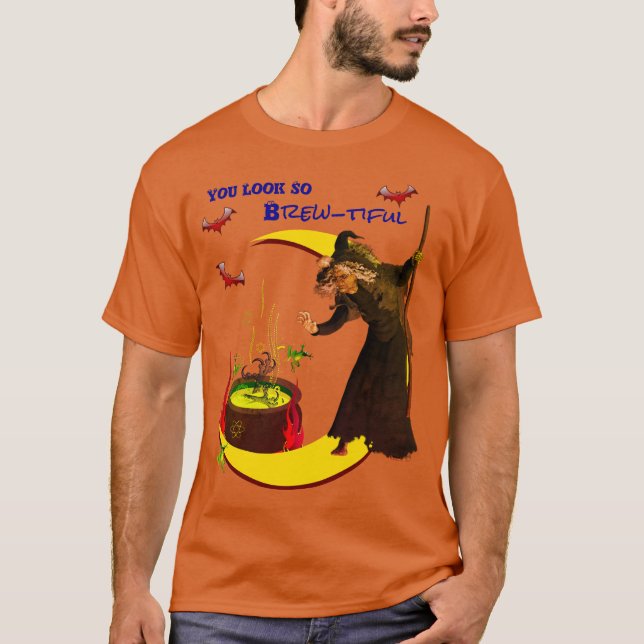 Camiseta Unisex Naranja de Brujería (Anverso)