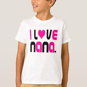 Camiseta Unisex Niños Me Encanta Nana