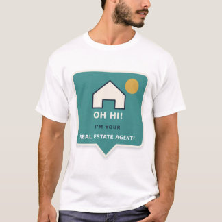 Camiseta Unisex Oh Hola Soy Tu Agente Inmobiliario