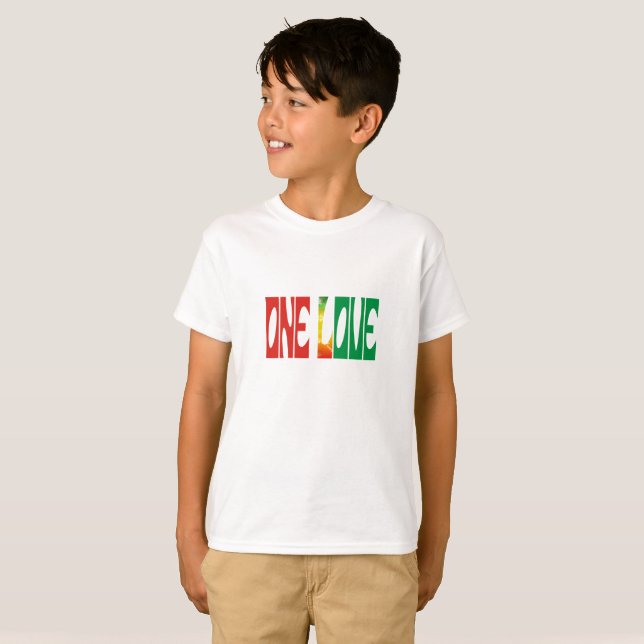 Camiseta Unisex One Love Kids (Anverso completo)