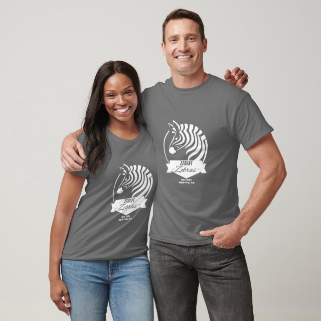 Camiseta Unisex para adultos Zebra moderna (Unisexo)