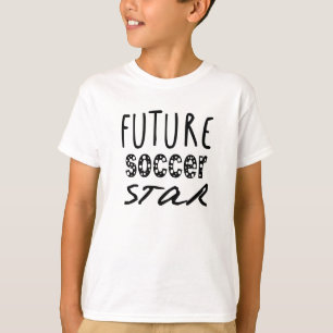 Camiseta Unisex para Niños Futuro Estrella de Fútb