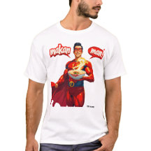 Camiseta unisex personalizada Makan Man - Singapur