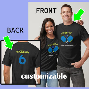 Camiseta Unisex Personalizado texto (frontal y posterior) B