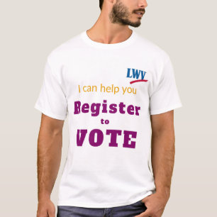 Camiseta Unisex Puedo Ayudarte a Registrar para Vo