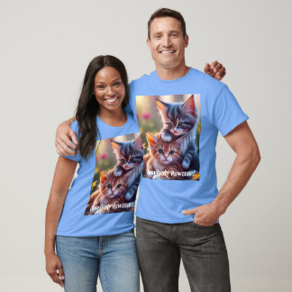 Camiseta Unisex, Puramente Pawsome!, colores oscuros