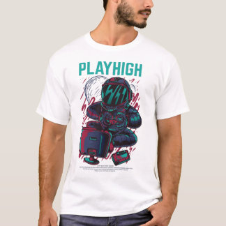 Camiseta Unisex Regalo de Astronauta Jugador Alto