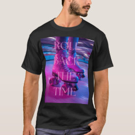 Camiseta Unisex Retro Rolls 90s Streetwear Negra