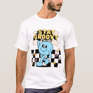 Camiseta Unisex Retro Shirt Stay Groovy T-Shirt