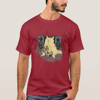 Camiseta Unisex Rock n Roll Kitty