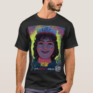 Camiseta Unisex ST Tales From'85 (Dustin) (Negro)