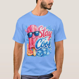 Camiseta Unisex 'Stay Cool Popsicle con Gafas de S