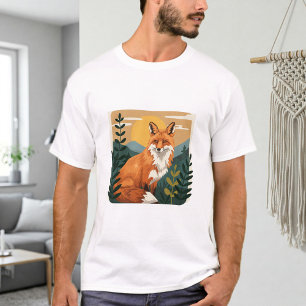 Camiseta Unisex T-Shirt Fox in Nature