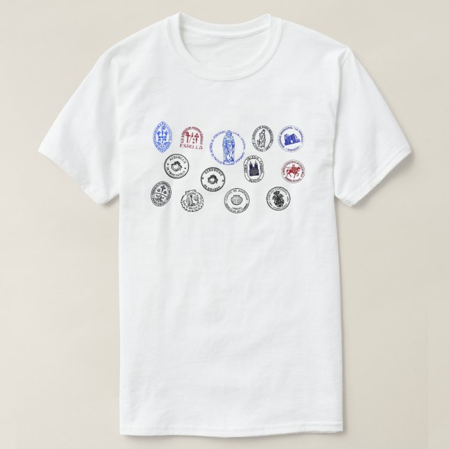 Camiseta Unisex T-Shirt Saint James Way (Diseño del anverso)